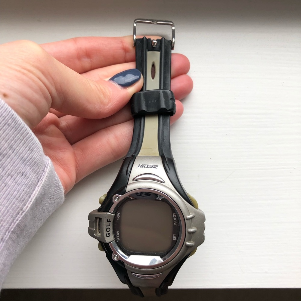 Vintage black & gray Men’s Nelsonic Golf watch - Picture 2 of 7